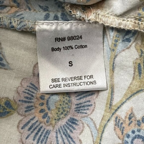 Love the Label Hazel Top, Cheyna Ivory Print Size Small - Picture 8 of 9